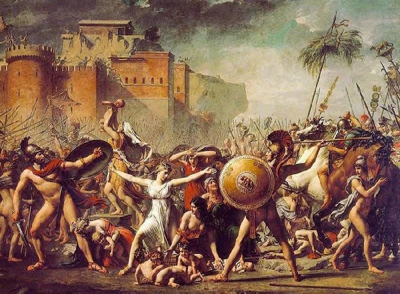 Jacques-Louis David The Sabine Women china oil painting image
